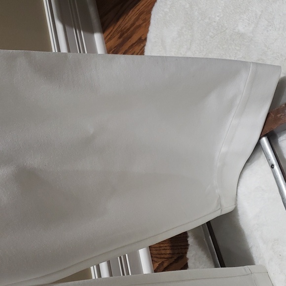 Nwt JNY size 10 white wide legs strechy pants - Picture 4 of 11